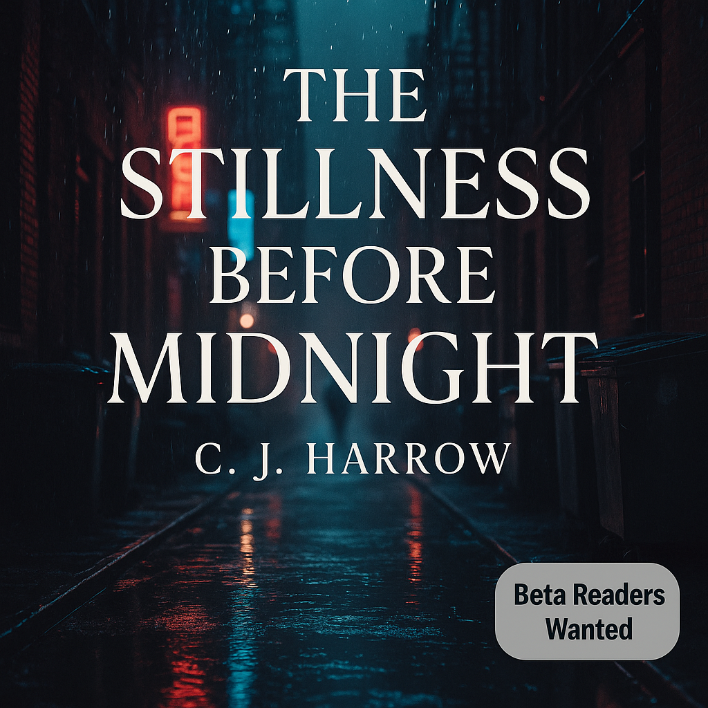 Rainy street at night